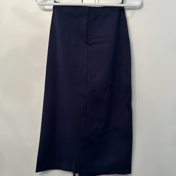 Babaton navy blue midi skirt - Picture 3 of 3